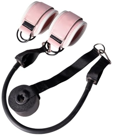 Flaroey Bandas de Resistencia MuñEqueras de Ejercicio Bandas de Tobillo para Fitness PuñOs de Soporte para Pies MáQuina de Cable Gimnasio Equipo de Fitness para el Hogar D