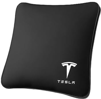 genmaimeifumu Reisedecke Ultraleicht Warm für Tesla Model Y 2020-, 2-in-1-Kissen Decke Flugzeugdecke Kuscheldecke Multifunktionales Kissen Packbare Reisedecke,Black