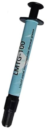 Ounfhtrttk 1 G LMTG-100 Microcapsule di Metallo Liquido Grasso Termico Metallo Liquido Non Conduttivo 100 W/Facile da Applicare Alte Prestazioni