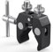 Homeet Super Clamp Abrazadera para Trípode con Rosca 1/4 y 3/8 Adaptador de Tornillo para Cámara,Super Arm Clamps para Pantallas LED, Monitores, Flashes y etc
