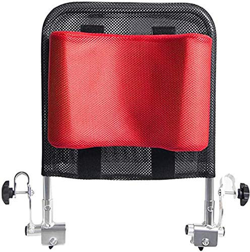 Rollstuhlkissen Kopfstütze Nackenstütze Universal Kopfstützenkissen für Rollstuhl, für Erwachsene Rollstuhlzubehör für 16-20 Zoll, Schwarz