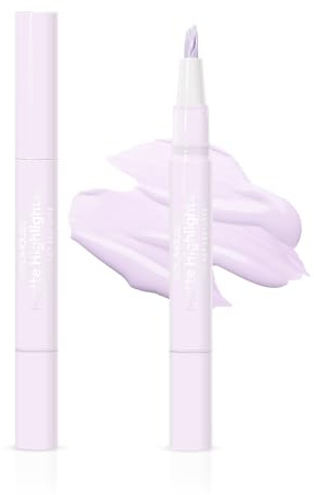 VIOLA HOUSE Matita Illuminante per il Trucco, Illuminante Opaco per Schiarire il Viso, Utilizzabile come Illuminante, Matita Ombretto o Correttore per Sfumare, Definire o Illuminare gli Occhi (Viola)