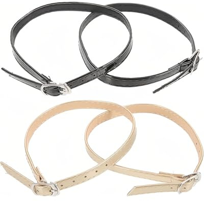 UYRVAPE 2 Paia Cinturini per scarpe, cinghie rimovibili alla caviglia anti-allentamento, cinturino alla caviglia, ricambio per tacchi regolabili, per donne e ragazze che tengono i tacchi alti