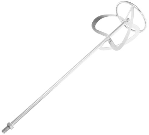 jojofuny Tige De Mélange Galvanisée Acier Robuste Pour Ciment Peinture Époxy Et Plâtre Accessoire De Malaxeur Compatible Et Résistant