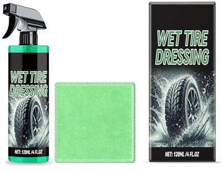 Oxxggkao Quick Drying Tire Polish Enhancer Automotive Tire Cleaner Polish Formulas Tire Degreaser Sprays Set For All Vehicle Types Long Lasting Tire Restoration