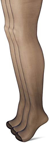 DIM Collant Femme Sublim Voile Brillant & Transparent x3, Noir, M