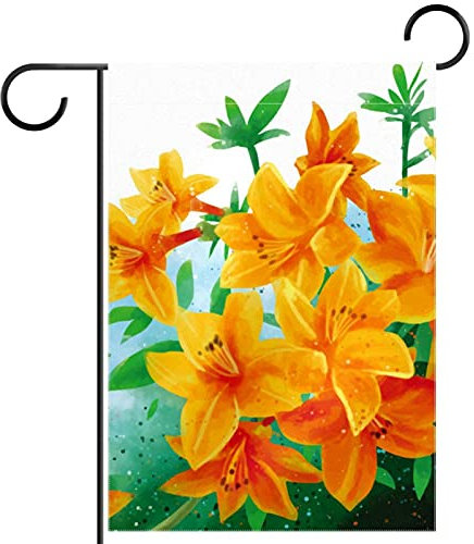 Rhododendron Golden Hawk Blume Garten Flagge Vertikale Doppelseitig Saisonale Bauernhaus Hof Outdoor Dekorationen