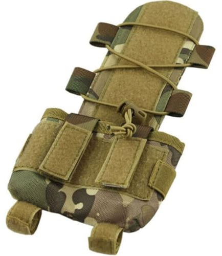 Tactical Helmet Battery Pack storage Pouch MK2 Counterweight Weight Accessory Bag Holder Balance Airsoft NVG (Multicam)