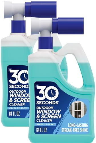 30 SECONDS Outdoor Window Cleaner for Hose, Hose End Spray, 2 Pack