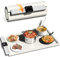 Plateau chauffant électrique,60-100℃ Plateau Chauffant Pliable en Silicone,Plateau Chauffant Électrique Portable avec Minuteur de 4 Heures.chauffage rapide,pour Fête Buffet Célébration Familiale