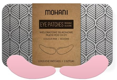 Mohani Cuscinetti per gli occhi riutilizzabili in 100% silicone medico, cuscinetti rinfrescanti per gli occhi, riutilizzabili contro l'invecchiamento e le borse per gli occhi, con contenitore