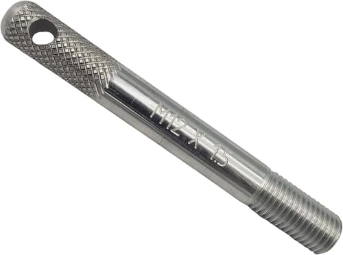 Wulkow KFZ Radmontagehilfe Aluminium M 12 x 1,5 | Radmontage, Montagehilfe, Zentrierhilfe, Reifenwechsel, Aluminium, Gewindestift, Felge, PKW, KFZ-Werkzeug