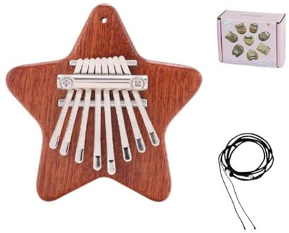 YSXXIAN Pianoforte a Pollice Squisito a 8 Tasti, Pianoforte a Pollice a Dita simmetria, Mini Pianoforte a Pollice Squisito a 8 Tasti, Pianoforte a Dita Musicale, Dita