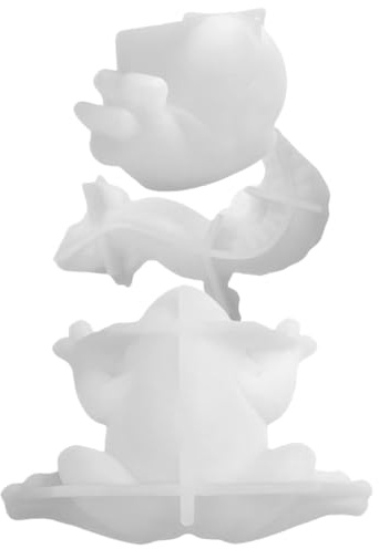 KOCKSHION Moule Silicone Animal Grenouille Escargot Lézard pour Loisirs Créatifs Époxy Bricolage