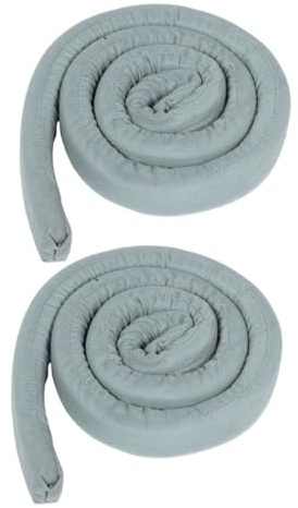 IMIKEYA 2 Piezas Relleno de Huecos para Colchón Suave y Antideslizante Cuña Protectora para Espacio Entre Cabecero y Cama Adecuado para Dormitorio y Hogar Topper Marshmallow