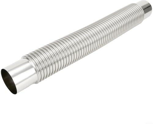 Sandyseptember Curva del gomito di 90 gradi dell'acciaio inossidabile per il tubo della stufa della canna fumaria della fodera del camino multi compatibile con i sistemi di tubi della stufa a legna