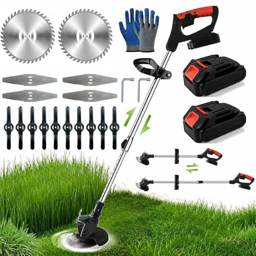 Grästrimmer för Makita grästrimmer med 5 bladtyper borstlös med ogräsborste (svart/A)