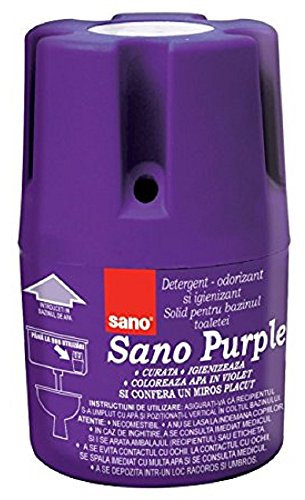 Sano Purple Water Toilet Bowl Cleaner Long Lasting Air Freshener WC Tablet Pack of 1