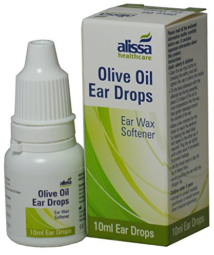 5 x Olive Oil Ear Wax Drops Softens Removes Wax 10ml (5 Packs)
