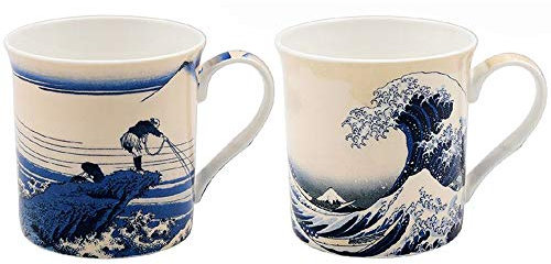 Fuji Wave Mugs Set of 2