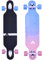 Apollo Longboard Special Edition Komplettboard inkl. T-Tool, mit High Speed ABEC Kugellagern, Drop-Through Freeride Skaten Cruiser Boards