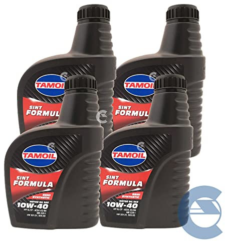 TAMOIL OLIO MOTORE Benzina Diesel SINT FORMULA 10W40 4 LITRI ACEA A3/B4