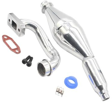 Baoblaze 15003 Exhaust Joint Tubing Side Exhaust Pipe,Spare 1/5 Scale RC Car Exhaust Pipe for HSP 1/5 Vehicles,Monster Truck DIY Parts