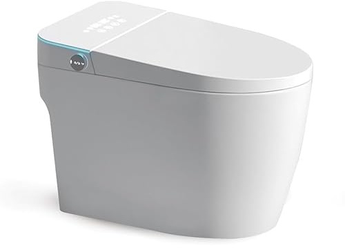 2025 TruClean Redolence Smart Toilet - Bathroom, Bidet, Self Cleaning! Easy Install - Eco Power Save - Stainless Nozzle - Warm Dry and Water- Heated Seat - Auto Open - Auto Flush - Non Touch Operation