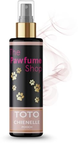 The Pawfume Shop - Toto Chienelle - Female Dog Perfume Spray - Suitable For all Breeds & sizes - For Fresh Scent & Odour Control - Gentle on Skin & Long-Lasting Fragrance - 100ml