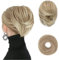 BARSDAR Chignon Coda di Cavallo Extension per Capelli, Elastico Posticcio per Capelli Chignon Dritto Corto Coda di Cavallo Bun Extension per Donna Ragazze