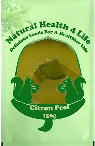 Natural Health 4 Life Cake Baking Ingredients Candied Citron Peel 150 g in Bag (1 Bag)