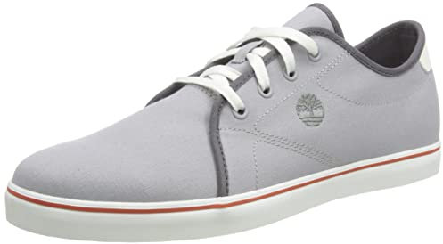 Timberland Herren Skape Park Sneaker, Medium Grey Canvas, 41 EU