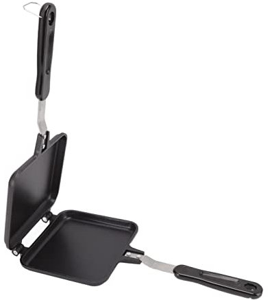 Sandwich Maker, Panini Press Sandwich Maker, Piano Cottura Tostato Sandwich Maker Alluminio Flip Pan per Cucina Domestica, Formaggio alla Griglia Sandwich Press Grill Egg Sandwich Maker Machine