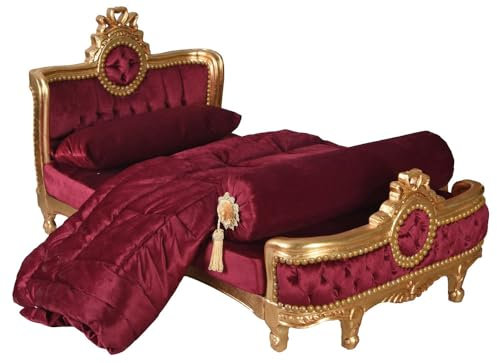 Culla barocco cat10022 Palazzo - Divano da gioco, 134 cm, colore: Rosso