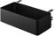 Yamazaki 1573 TOWER Tableside Basket, black, Steel, 30 x 18 x 9.5~11 cm