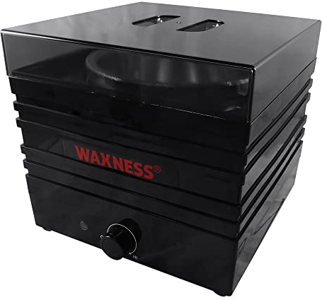 Waxness W-CUBE Professional Wax Heater – Black, 1 lb Capacity, Adjustable temperature, 100W, for Professional Use