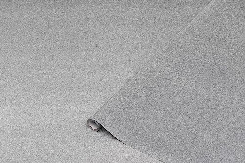 d-c-fix vinilo adhesivo muebles Gris brillo autoadhesivo impermeable decorativo para cocina, armario, puerta, mesa papel pintado forrar rollo láminas 45 cm x 1,5 m