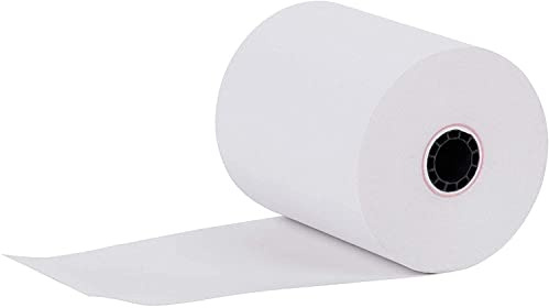 Prinko 50 Rolls Star SP700 Kitchen Printer Paper 3 x 165' 1 Ply Bond (Non -Thermal) Receipt Paper POS Cash Register Paper for TMU200 SRP275