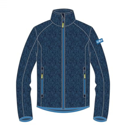 CMP Stick-tech barnjacka unisex Knit-Tech jacka för barn - barn och tonåringar