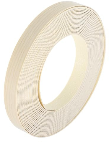PENIKOKO Pre-glued Self-adhesive Edge Banding Strip for Furniture Thick Wood Veneer Tape Flexible Wide Edge Trim for Cabinet Desk Restoration with Strong Hot Melt Adhesive Easy Installation