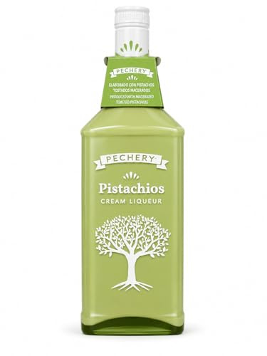 Pechery Licor Crema de Pistacho, Elaborado con Pistachos Tostados Macerados, 70cl, 17% Vol