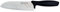 Rockingham Forge Range 17.5cm Santoku Knife - Lightweight Sharp Stainless Steel Kitchen Knives with Black Handle