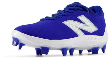 New Balance Women's FuelCell Fuse V4 Molded Softball Shoe, Team Royal/Optic White, 10.5 M