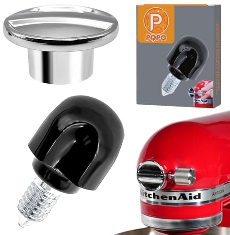 Hub Attachment Cap & Fixing Attachment Screw Compatible with KitchenAid 4.5&5 Quart Tilt-Head Stand Mixers