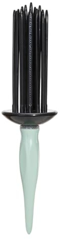 QIANQJL Curling Roll Comb Curl Defining Brush Round Curly Hair Comb Beautiful Curls Travel friendly Hair Styling Tool Create, Green