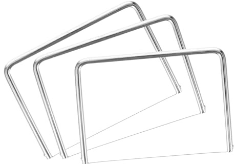 LIFKOME 3pezzi Tagliatorte Da Cucina Tagliafrutta Tagliaburro Tagliaformaggio Livellatore Per Torte Con Filo Affilato Facile Da Usare Per Torte