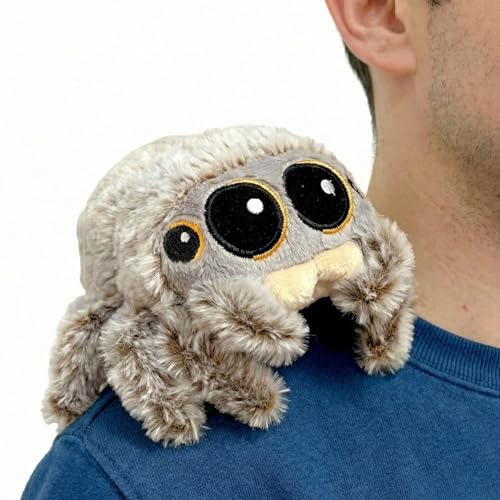 OptiPlay Lucas Spider Hombro Muñeco de Peluche, Lucas Spider Peluche Juguete, Animal Magnético, Muñeco Cosplay Anime, Regalo para Accesorios Cosplay para Todos los Días y Halloween