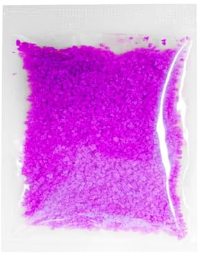Luminous Sand for Garden Path, Yard Decoration, Aquarium, Fluorescent Pebbles with Luminosity in the Dark, Decorative Sand for Terrariums, Glow Stones as Accent in Beds, 10 g Bag (Purple, One Size)