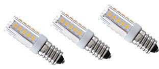 NuLoXx 3er Pack LED Röhrenlampe 3,5W/840 E14, 4000K neutralweiß 320LM, 360° Abstrahlwinkel, AC 220-240V