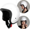 Westt Jethelm Retro Helm ECE 22.06 Zertifiziert Motorradhelm für Herren Damen Roller Helm Moped Helm Mofa Helm Vespa Helm Motorrad Halbschalenhelm Chopper Helm für Motoroller